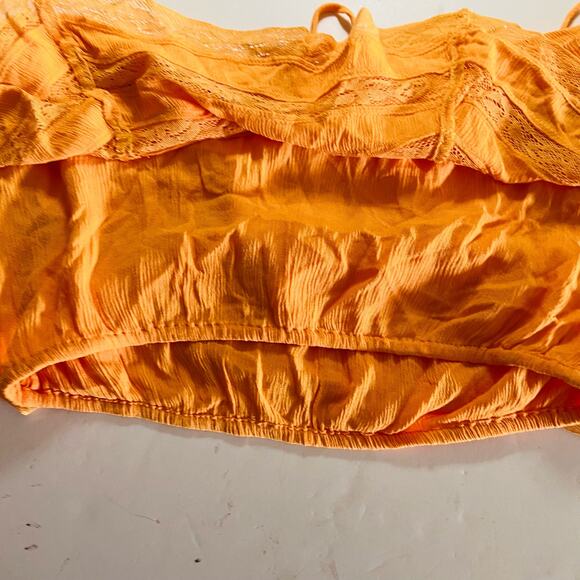 Free People Home Again Lace Trim Crop Top Size S Small NWT - Picture 5 of 8